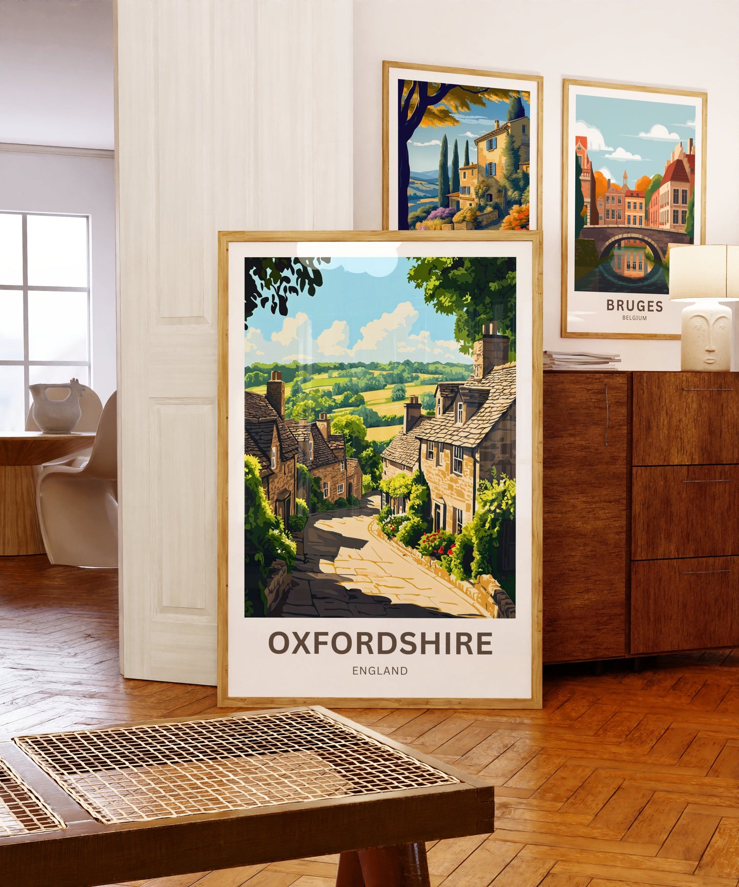 Oxfordshire Travel Poster