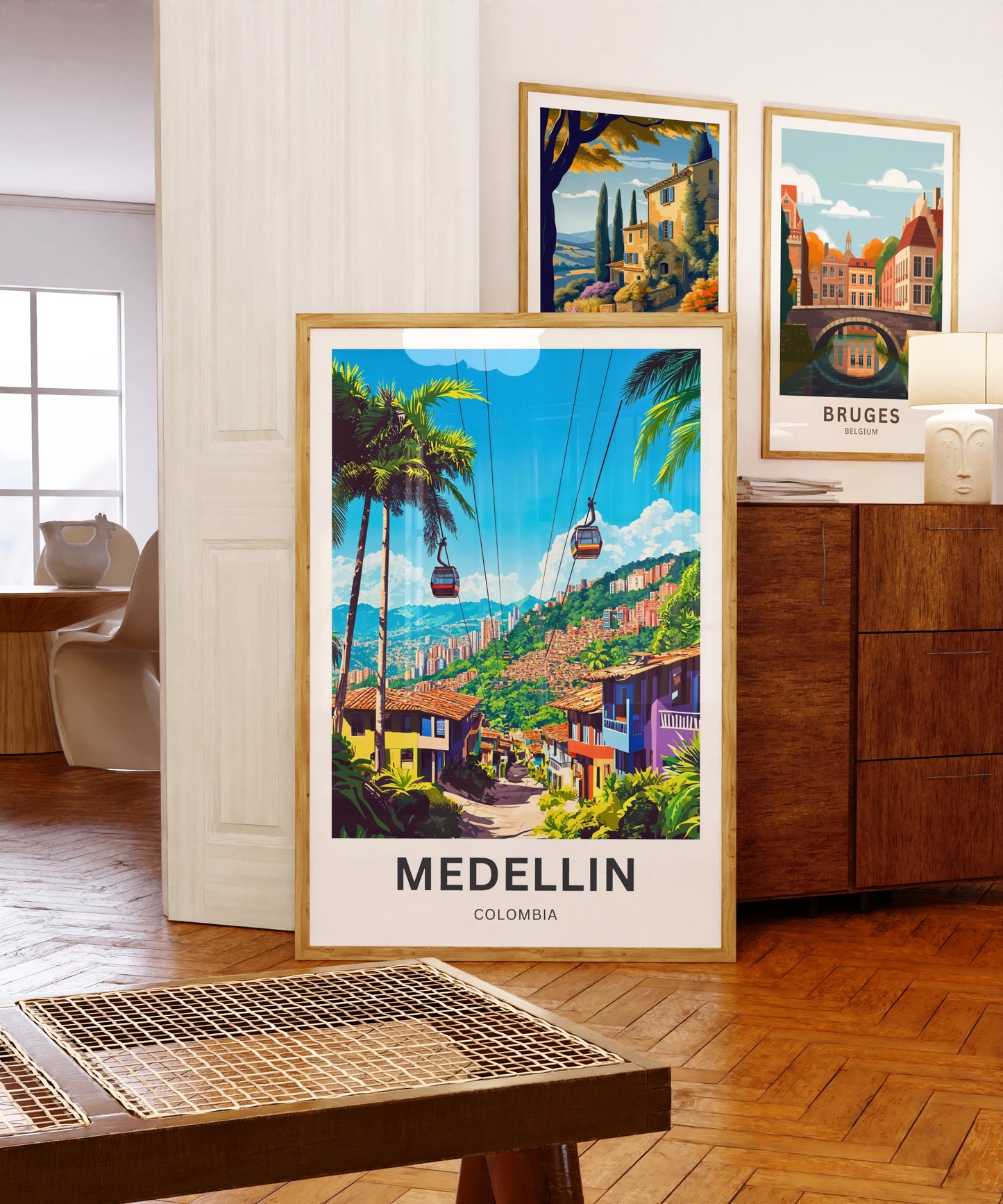 Medellín Travel Poster - Discover the Beautiful Nature View of Colombia
