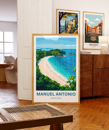 Manuel Antonio Travel Poster - Nature’s Coastal Wonder of Costa Rica