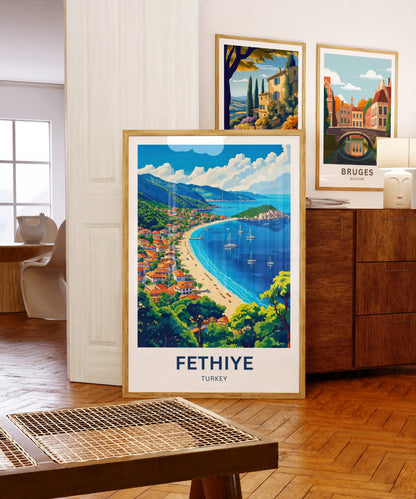 Fethiye Travel Poster