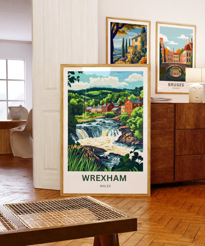 Wrexham Travel Poster - Picturesque River Views