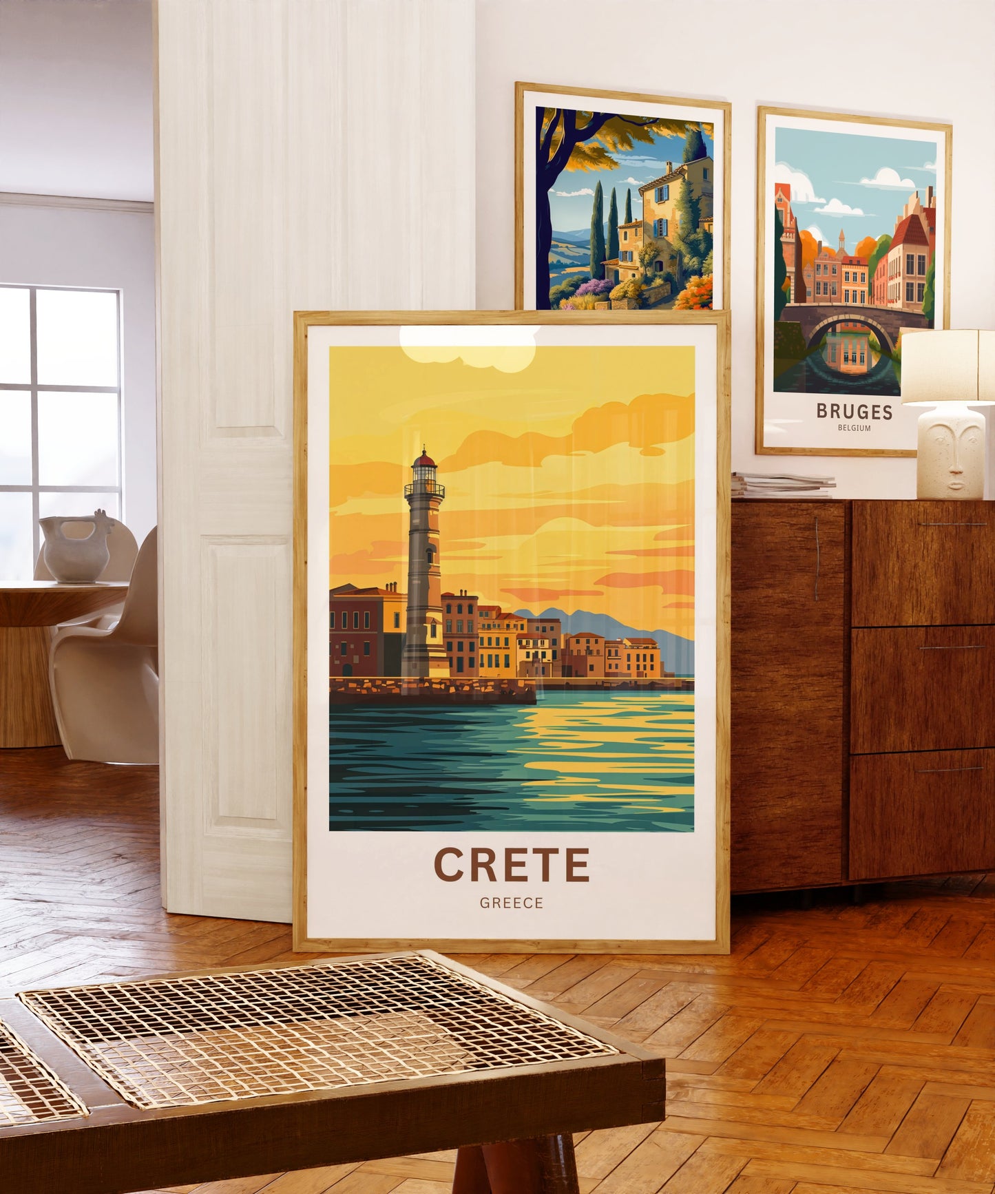 Crete Travel Poster - Timeless Island of Greece