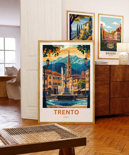 Trento Travel Poster