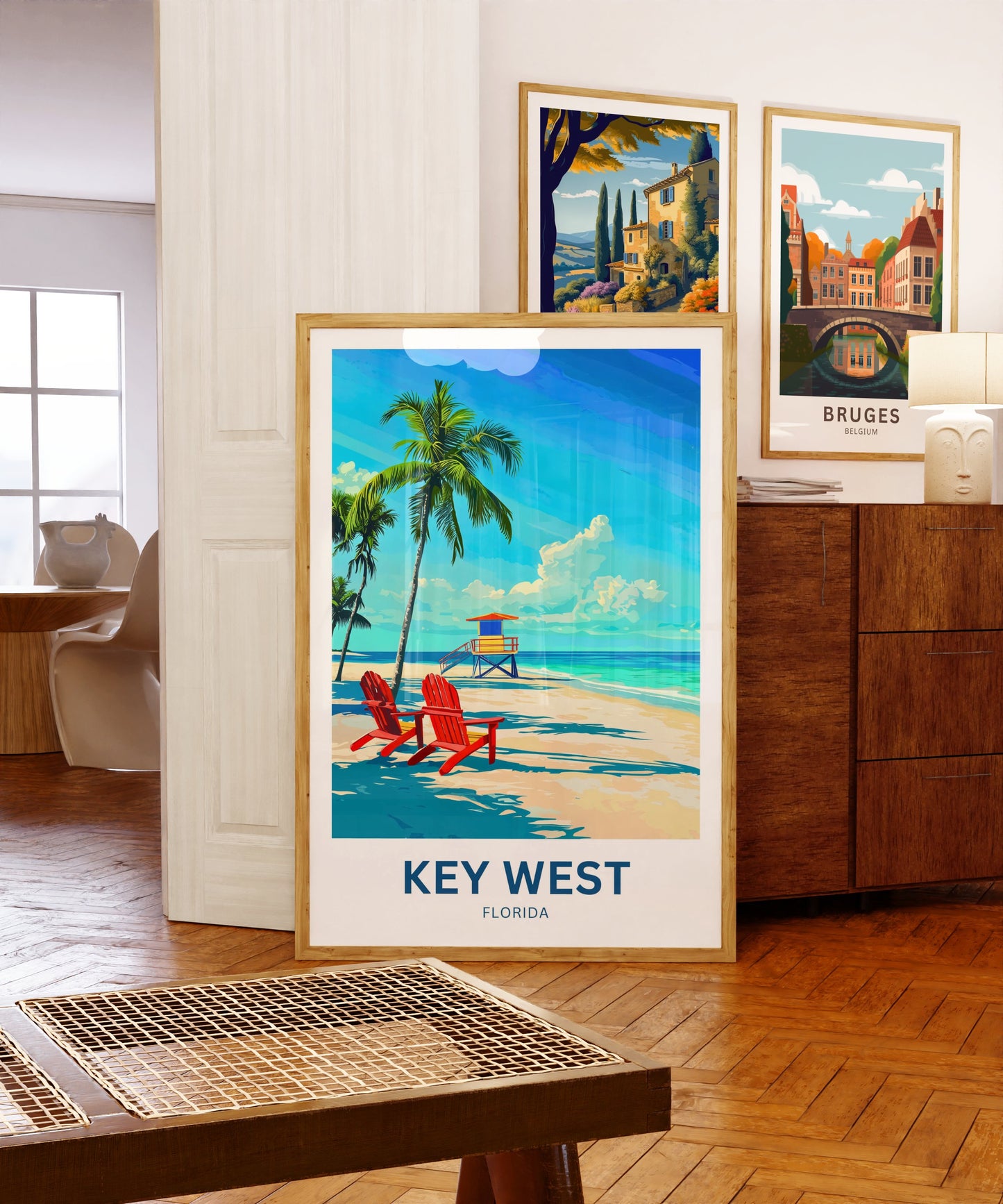 Key West Travel Poster - Florida Serene Beach