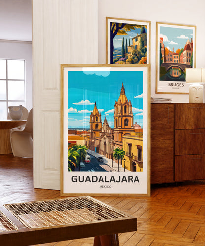 Guadalajara Travel Poster - Mexico’s cultural heart