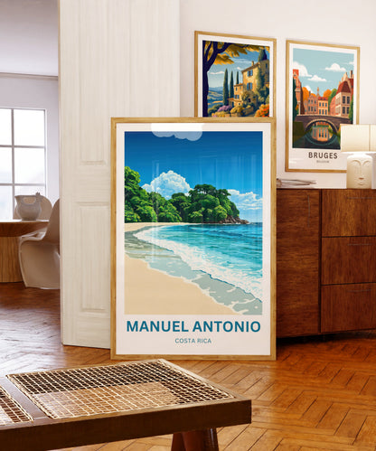 Manuel Antonio Travel Poster - Costa Rica