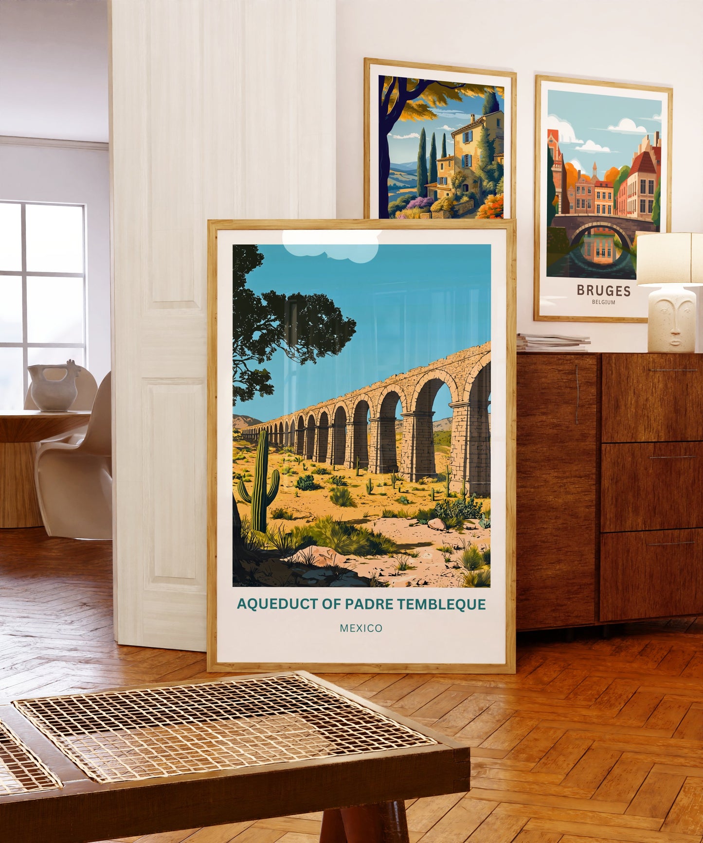 Aqueduct of Padre Tembleque Travel Poster