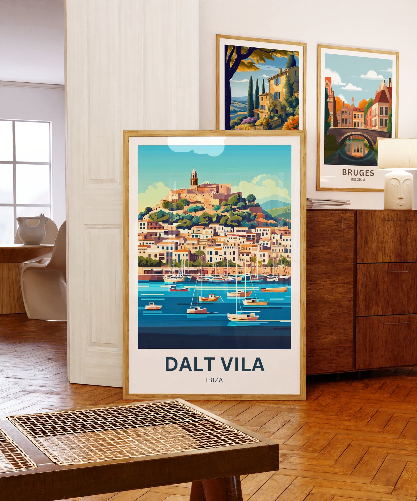 Dalt Vila Travel Poster - Charm Ibiza’s A Mediterranean Masterpiece