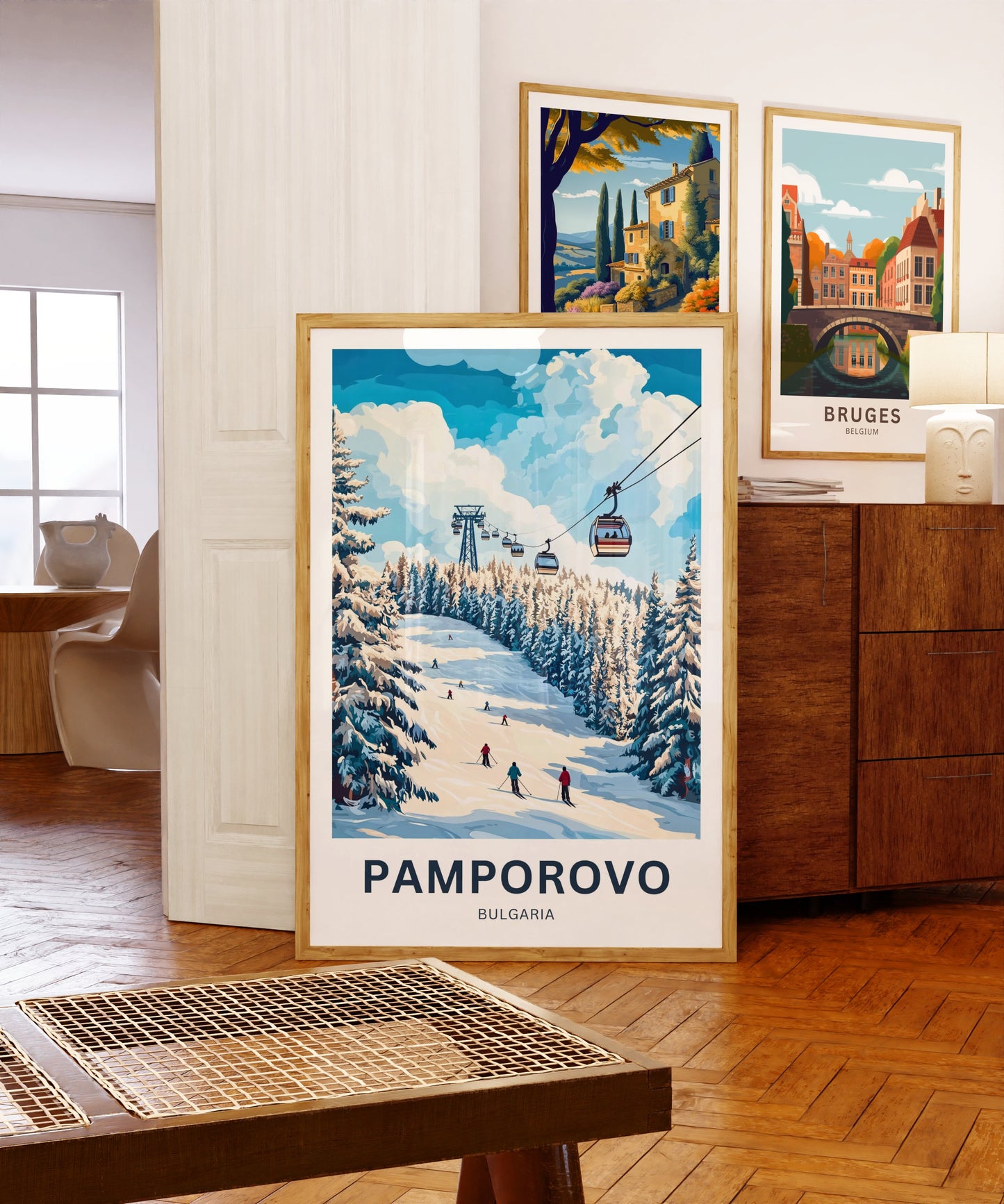 Pamporovo Travel Poster - Bulgaria Alpine Adventure Awaits