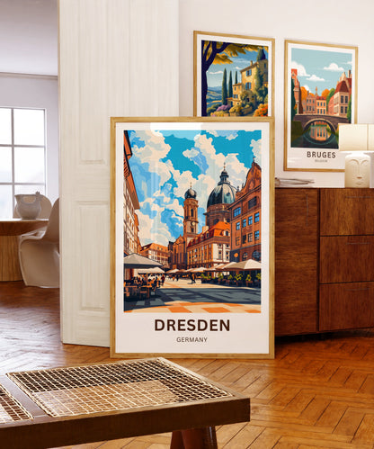 Dresden Travel Poster