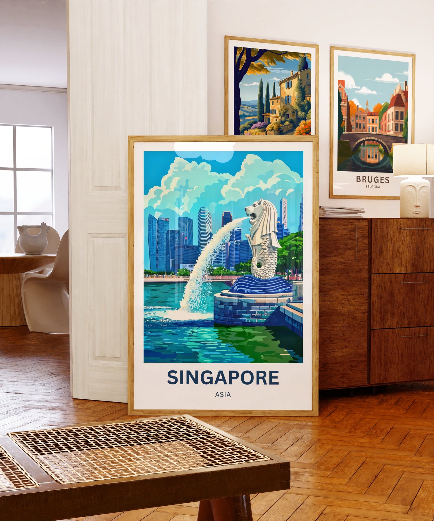 Singapore Travel Poster