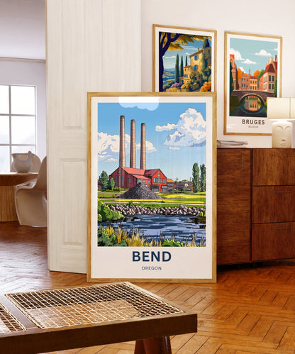 Bend Oregon Travel Poster