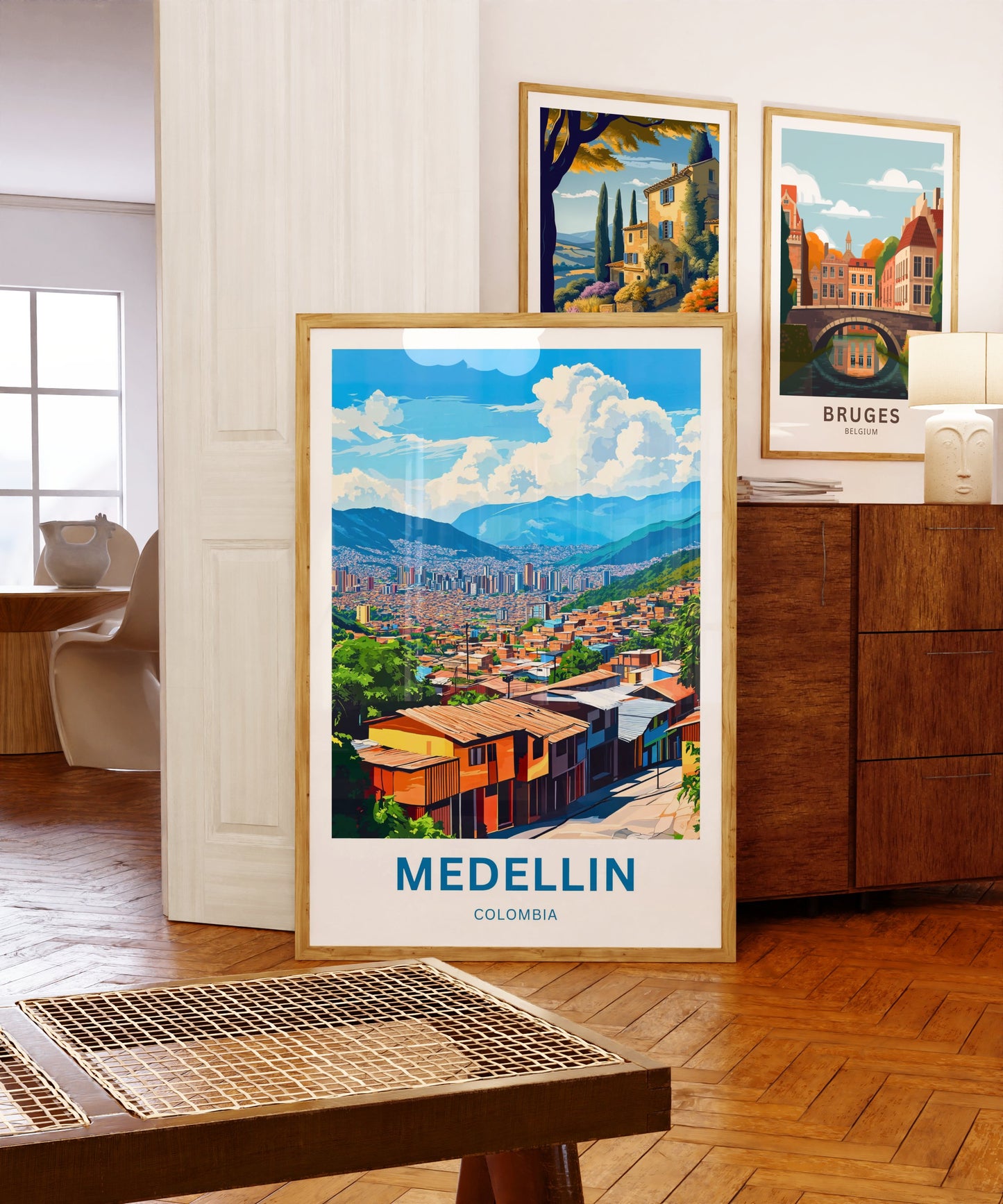 Medellín, Colombia Travel Poster