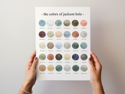 The Colors of Jackson Hole – Watercolor