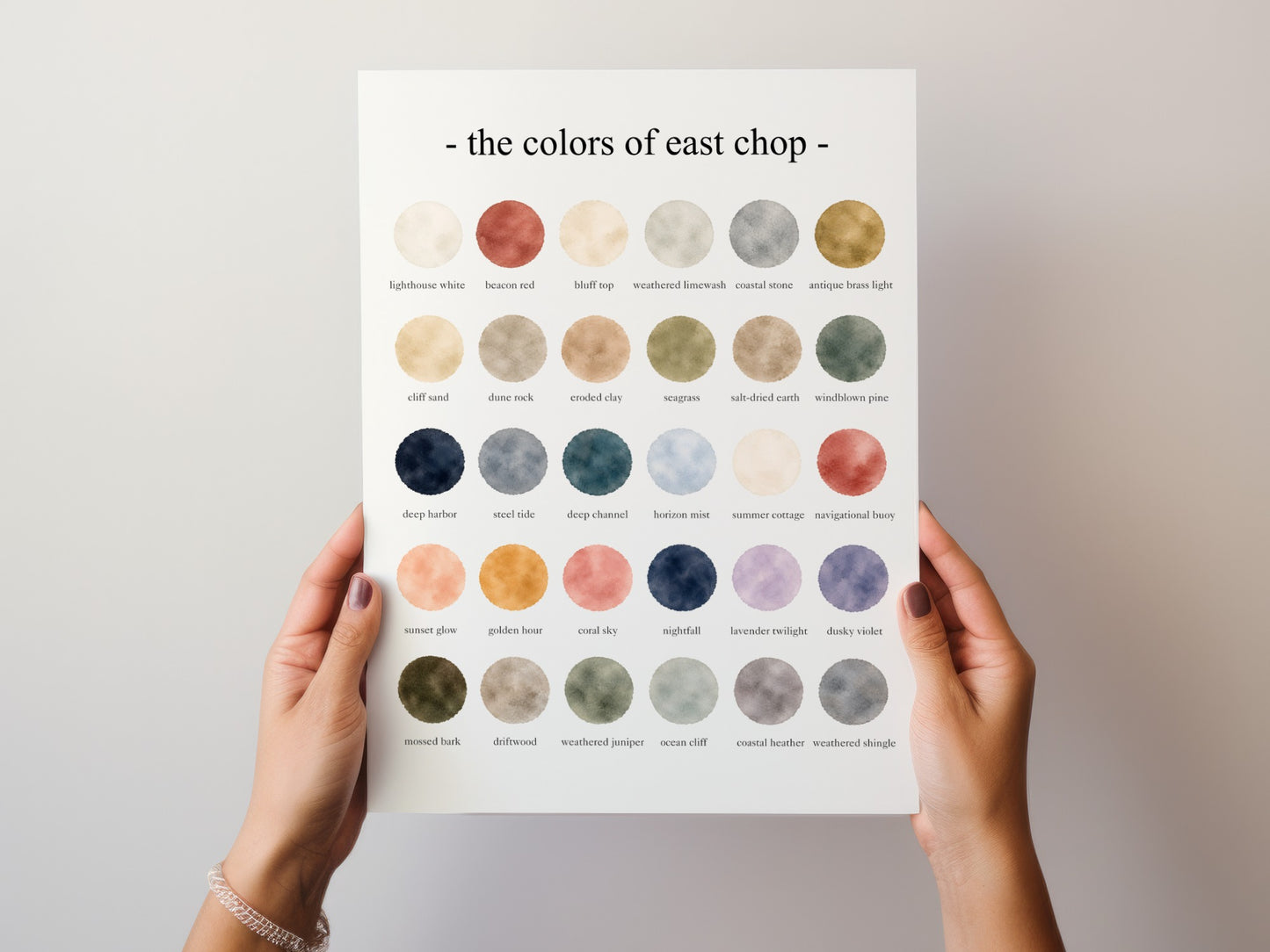 The Colors of East Chop - Watercolor Print