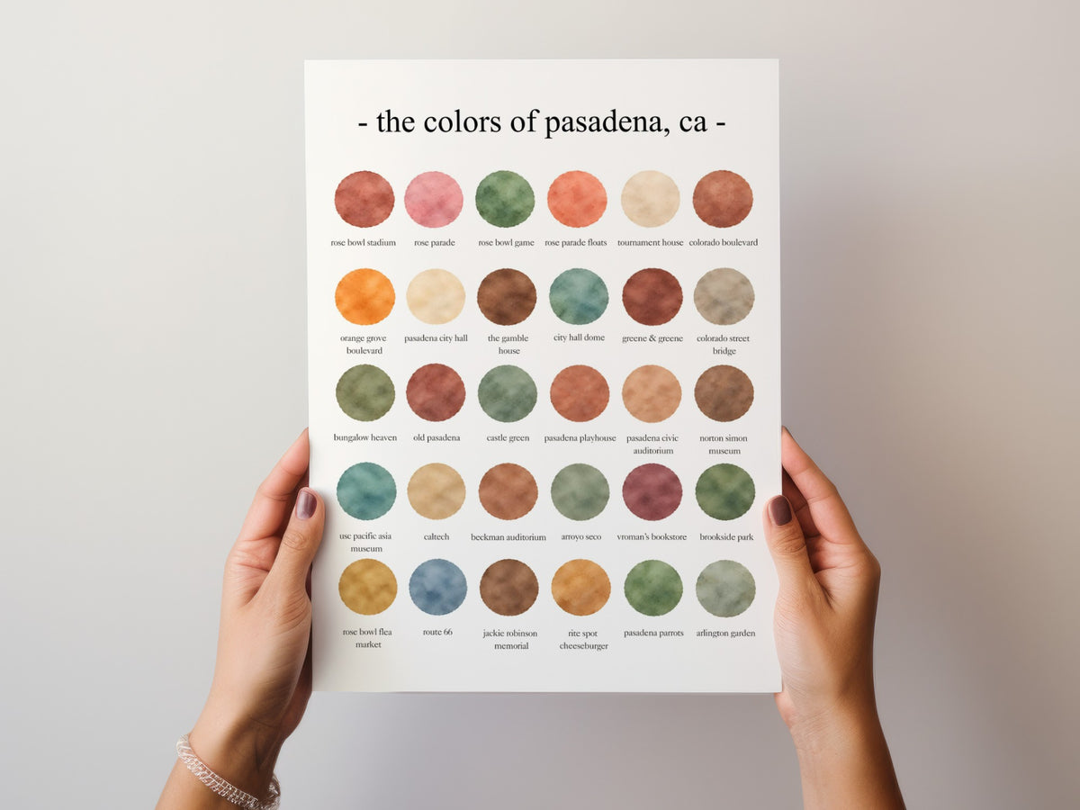 The Colors of Pasadena, CA