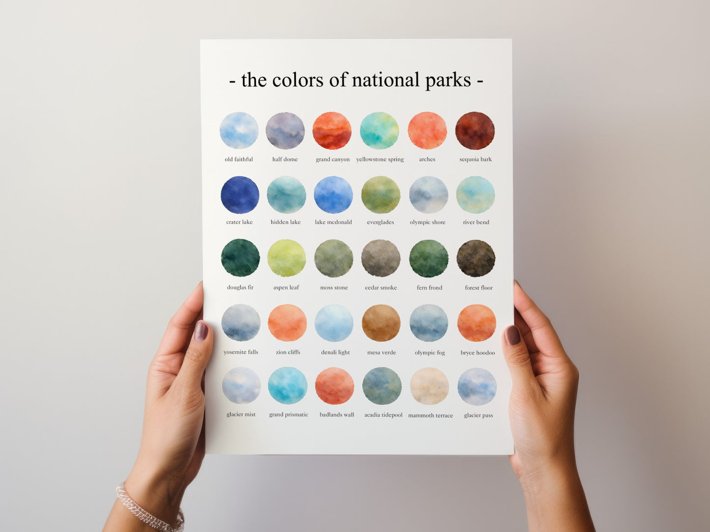 The Colors of National Parks