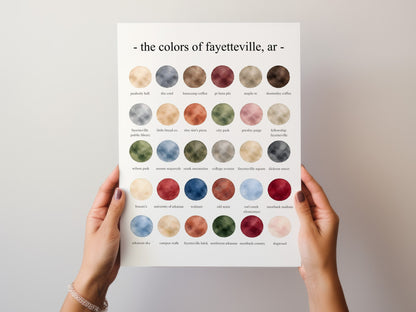 The Colors of Fayetteville, AR