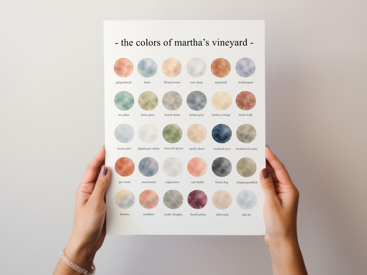 The Colors of Martha’s Vineyard - Watercolor Print