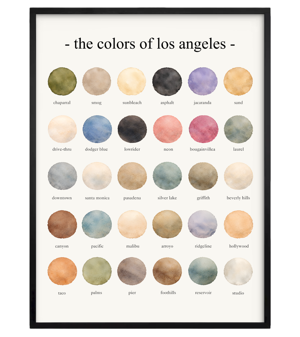 The Colors of Los Angeles