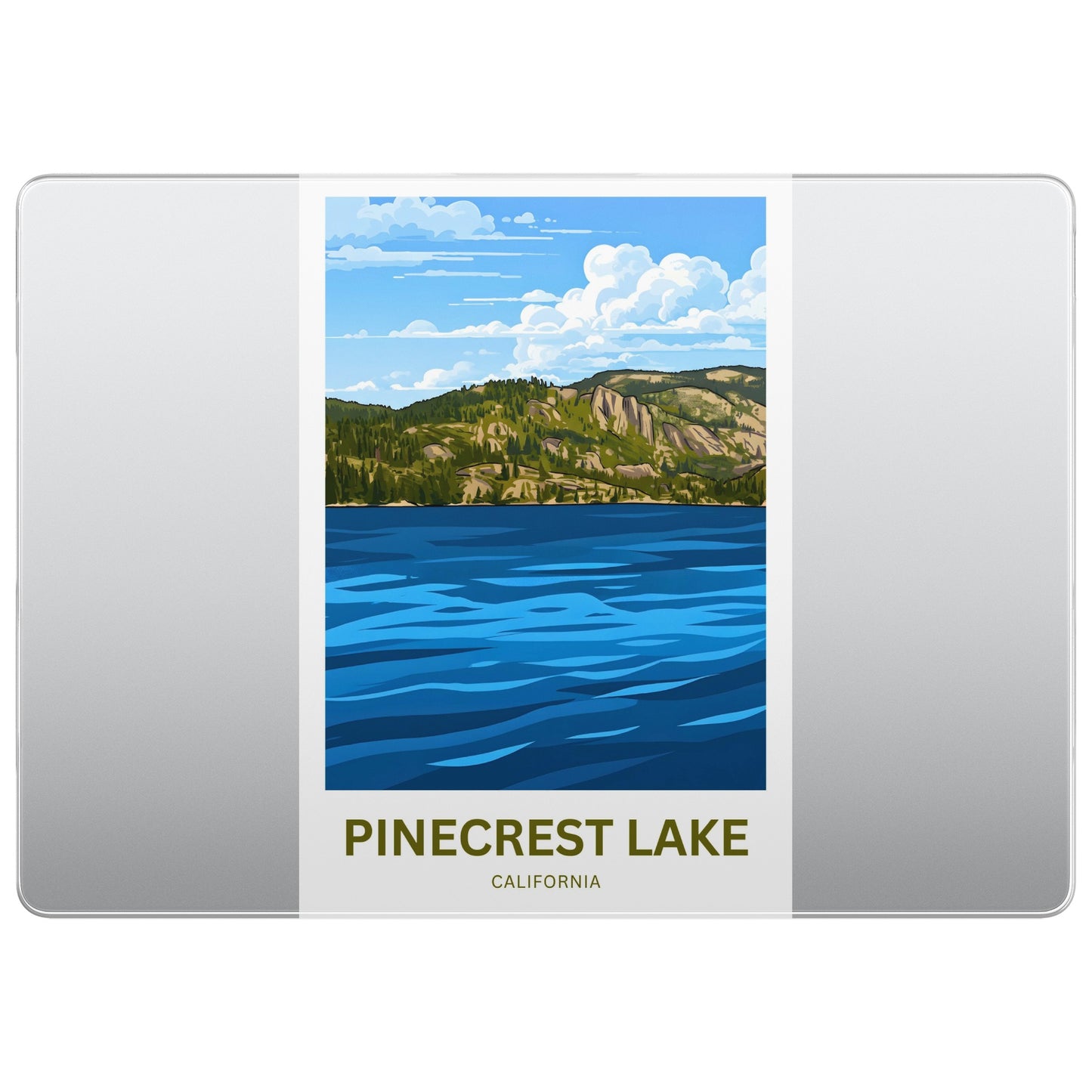 Pinecrest Lake Travel Poster - Nature’s Quiet Haven