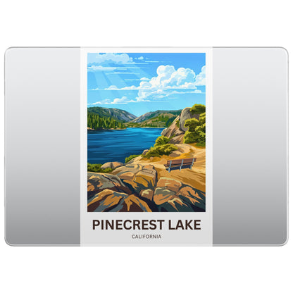 Pinecrest Lake Travel Poster - Into the Sierra Calm