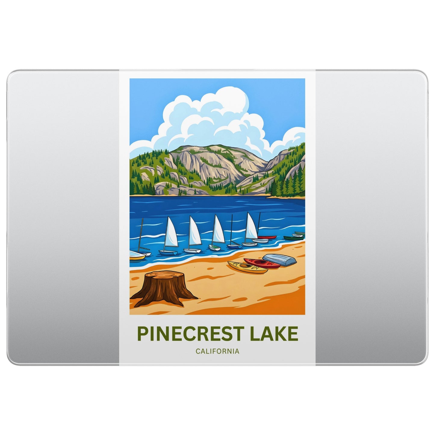 Pinecrest Lake Travel Poster - Lakeside Peace