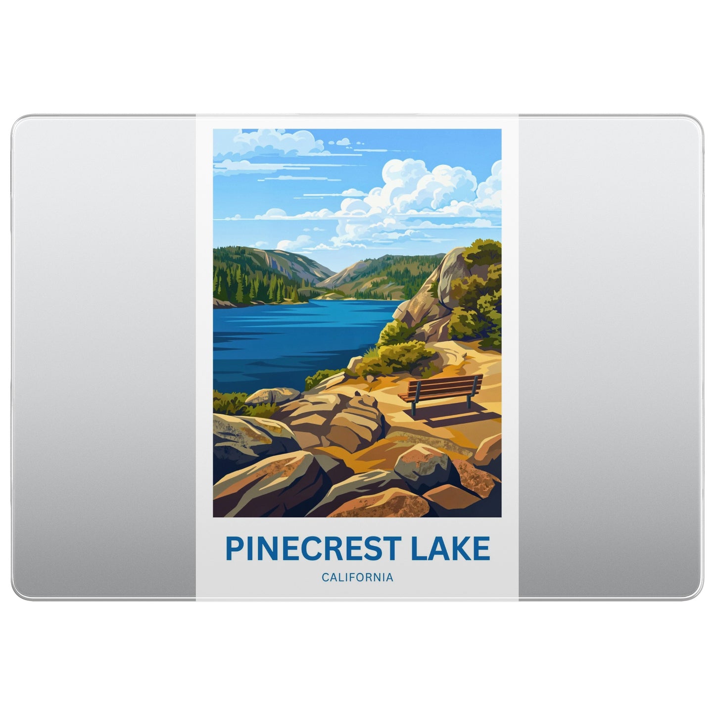 Pinecrest Lake Travel Poster - California Alpine Escape
