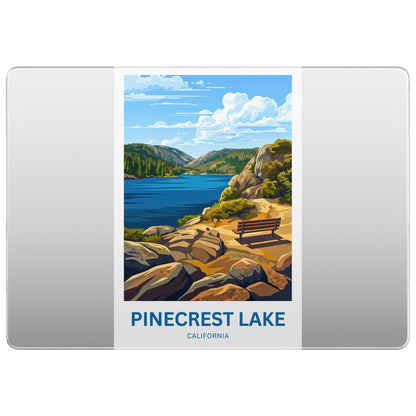 Pinecrest Lake Travel Poster - California Alpine Escape
