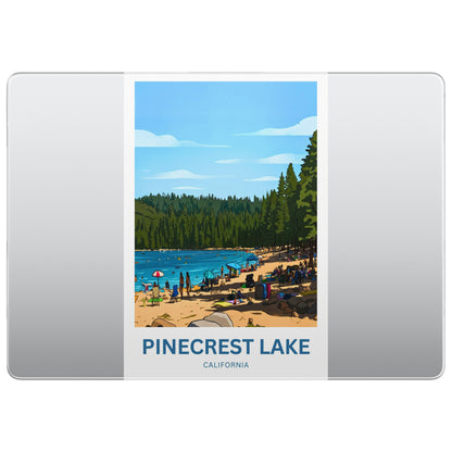 Pinecrest Lake Travel Poster - Summer Glow
