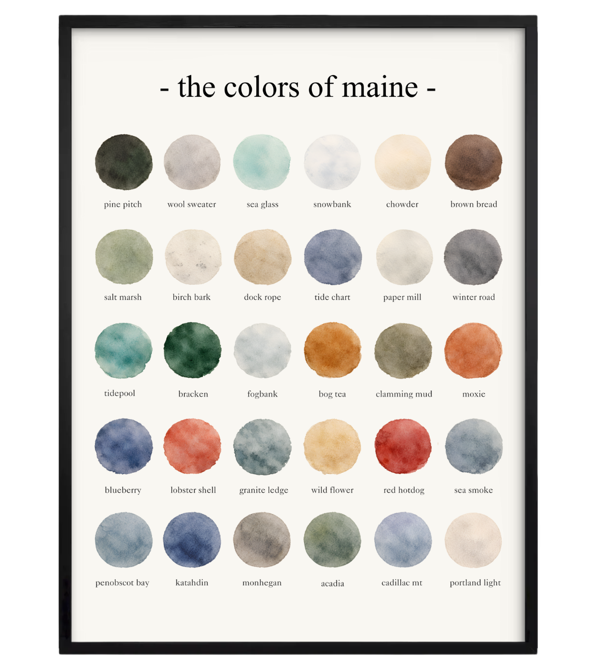 The Colors of Maine