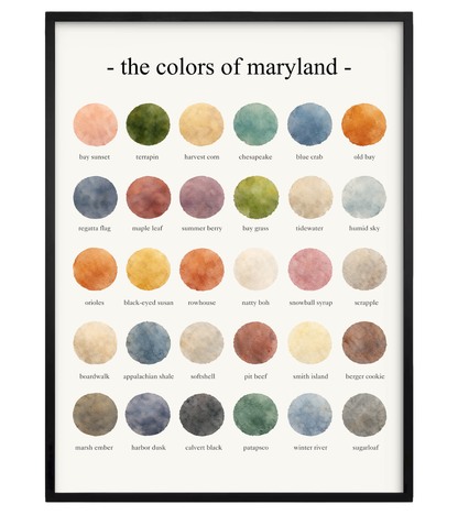 The Colors of Maryland