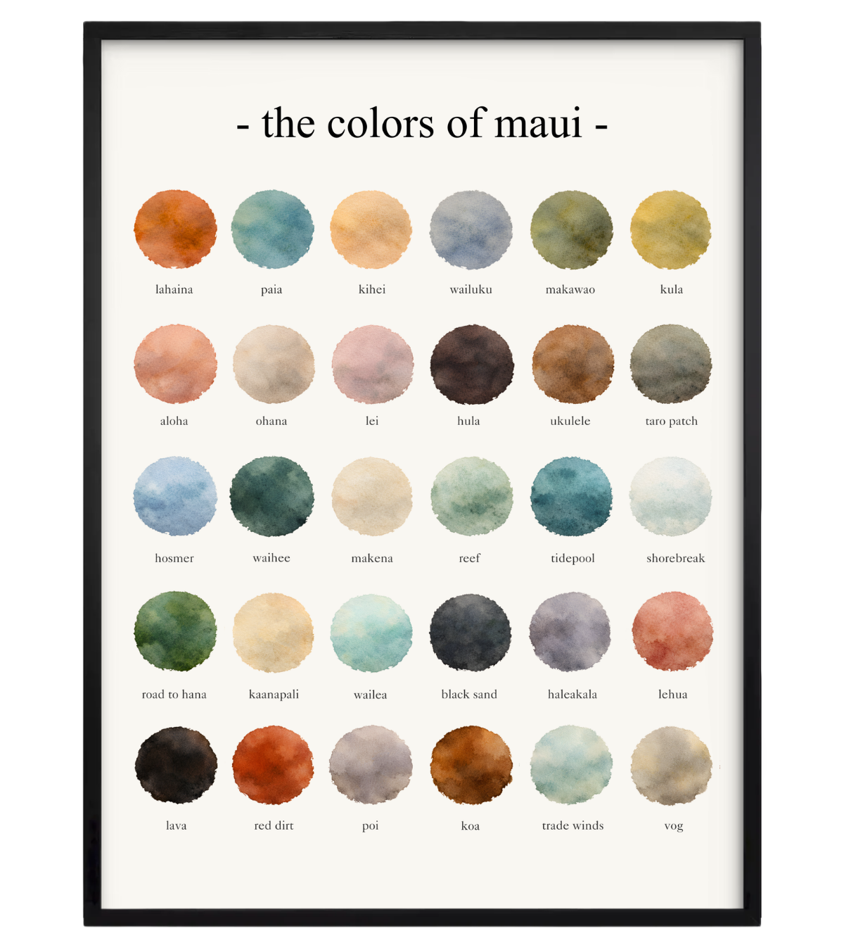 The Colors of Maui