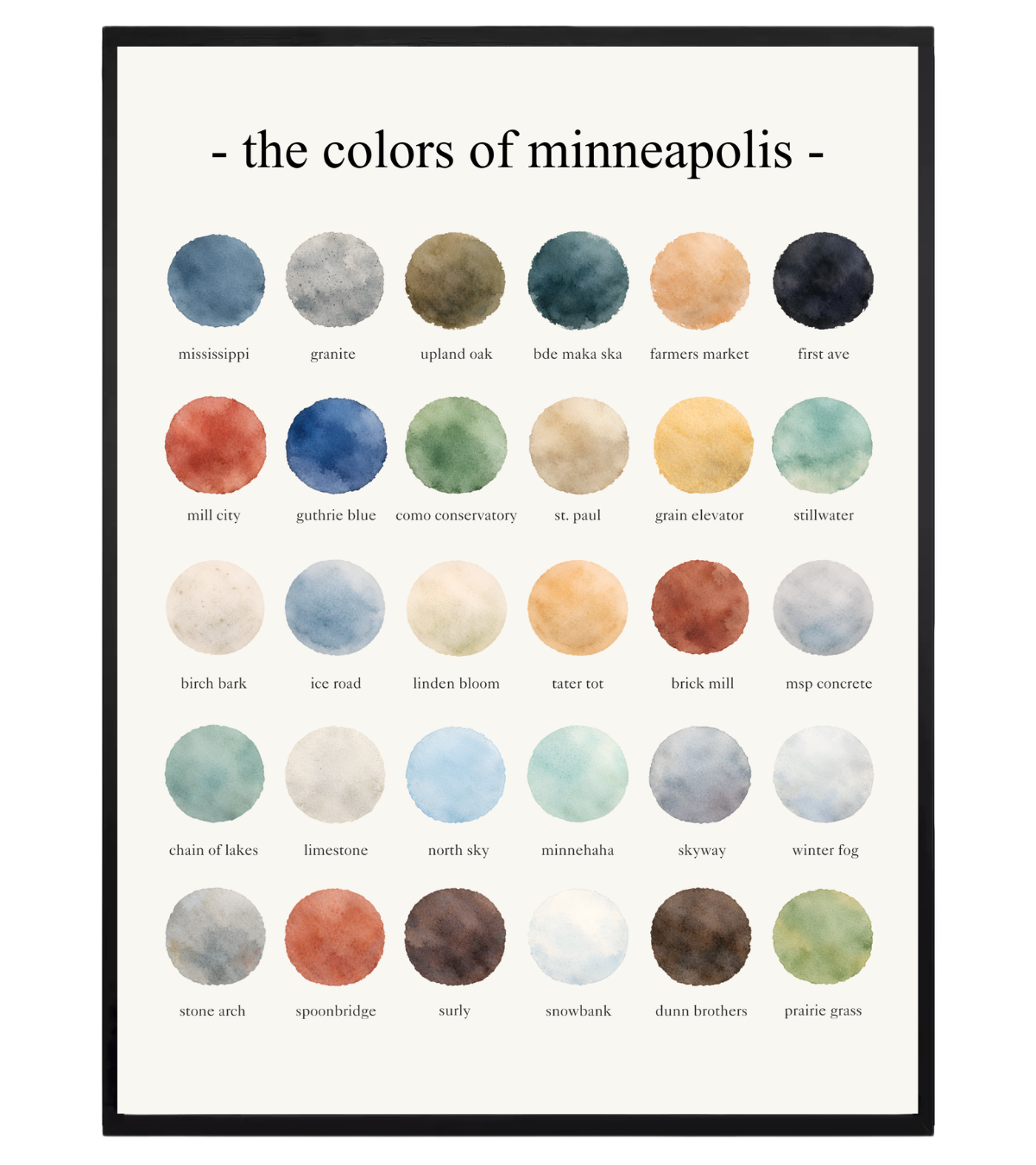 The Colors of Minneapolis