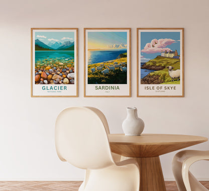 Sardinia Travel Poster - Under the Sardinian Sun