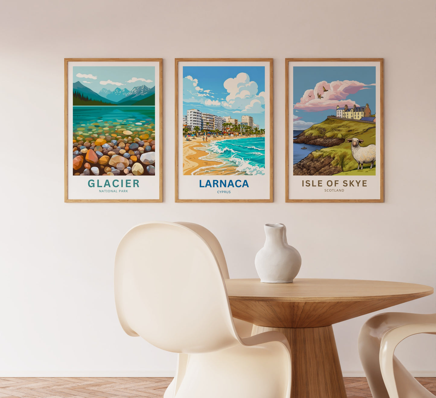 Larnaca Travel Poster - Cyprus Getaway