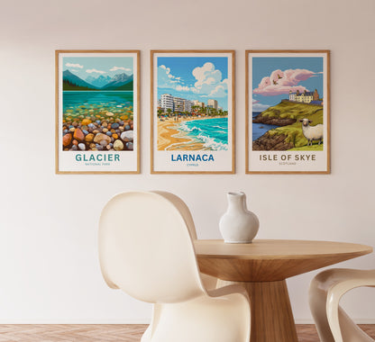 Larnaca Travel Poster - Cyprus Getaway