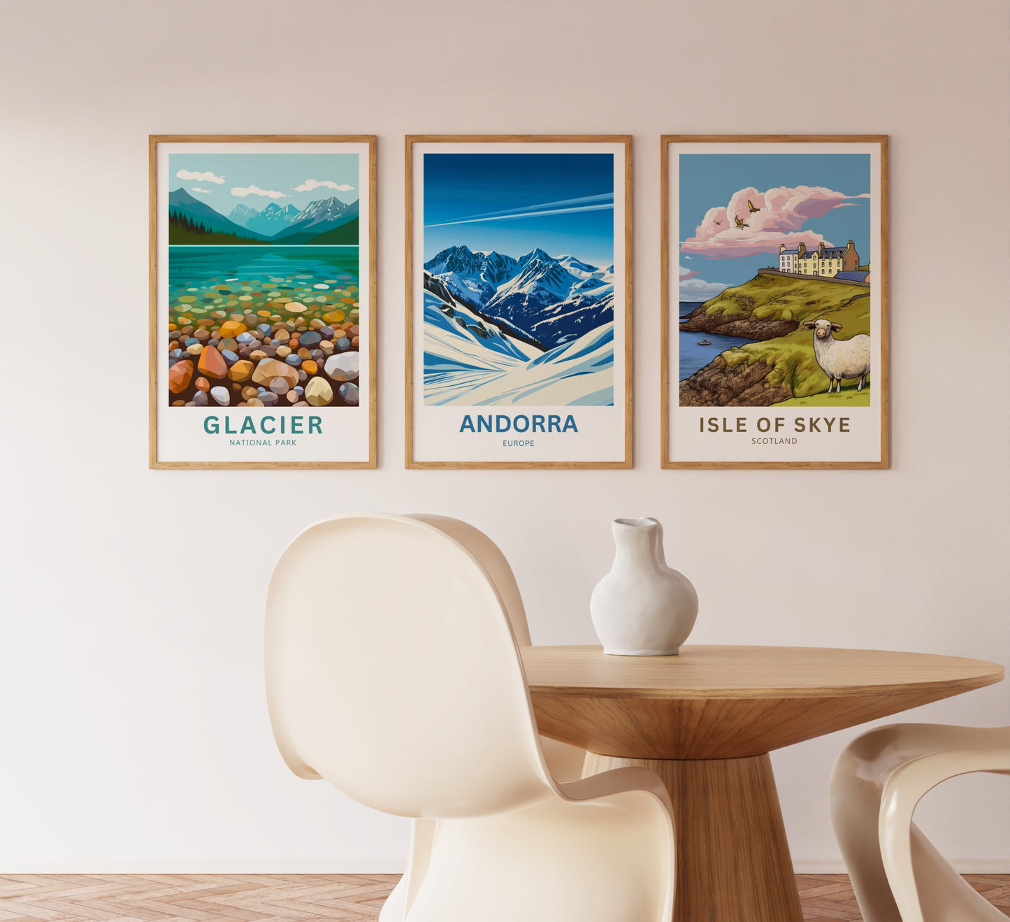 Andorra Travel Poster- Captivating Snowy Peak