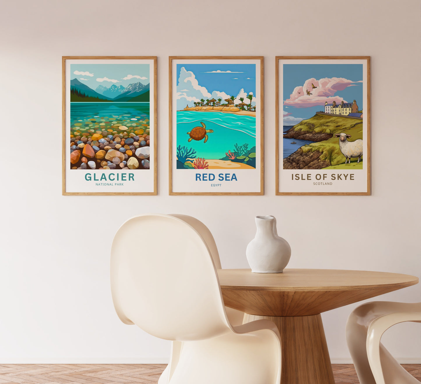 Red Sea Travel Poster - Ocean Secrets
