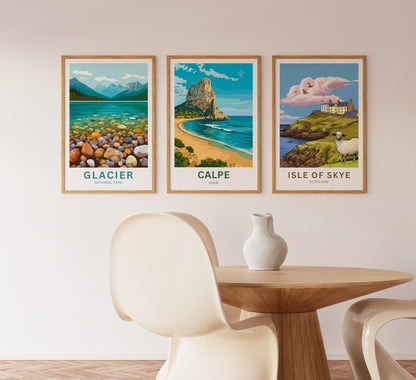 Calpe Travel Poster - Costa Blanca’s Coastal Gem