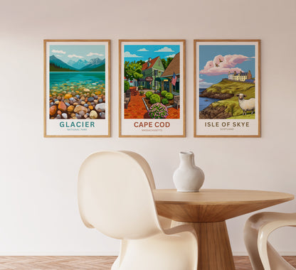 Cape Cod Travel Poster - Sweets shops