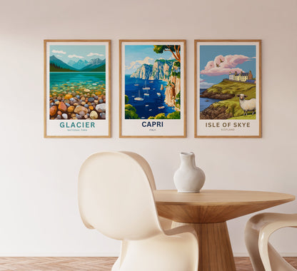 Capri Travel Poster - Italy
