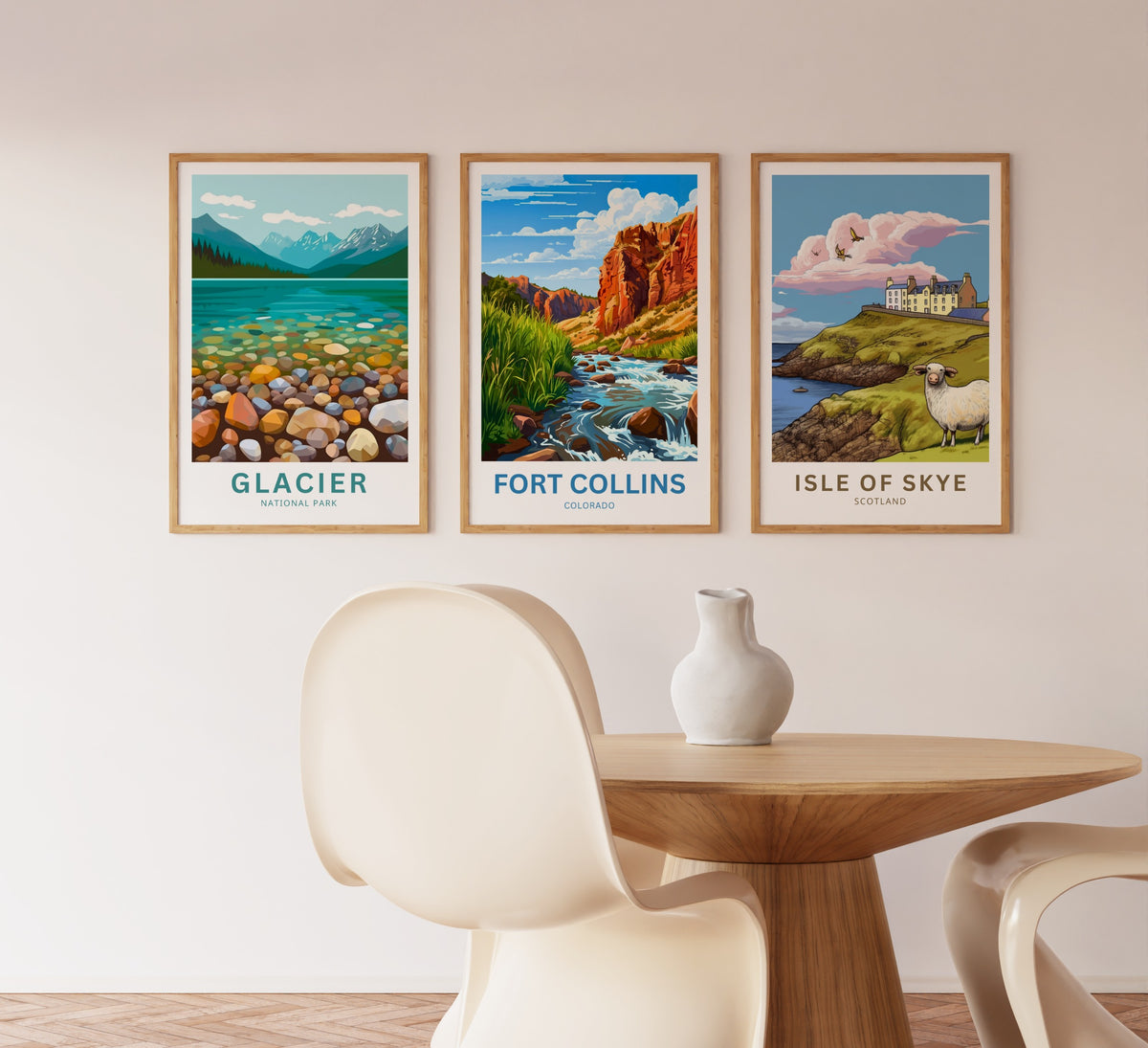 Fort Collins, Colorado Travel Poster