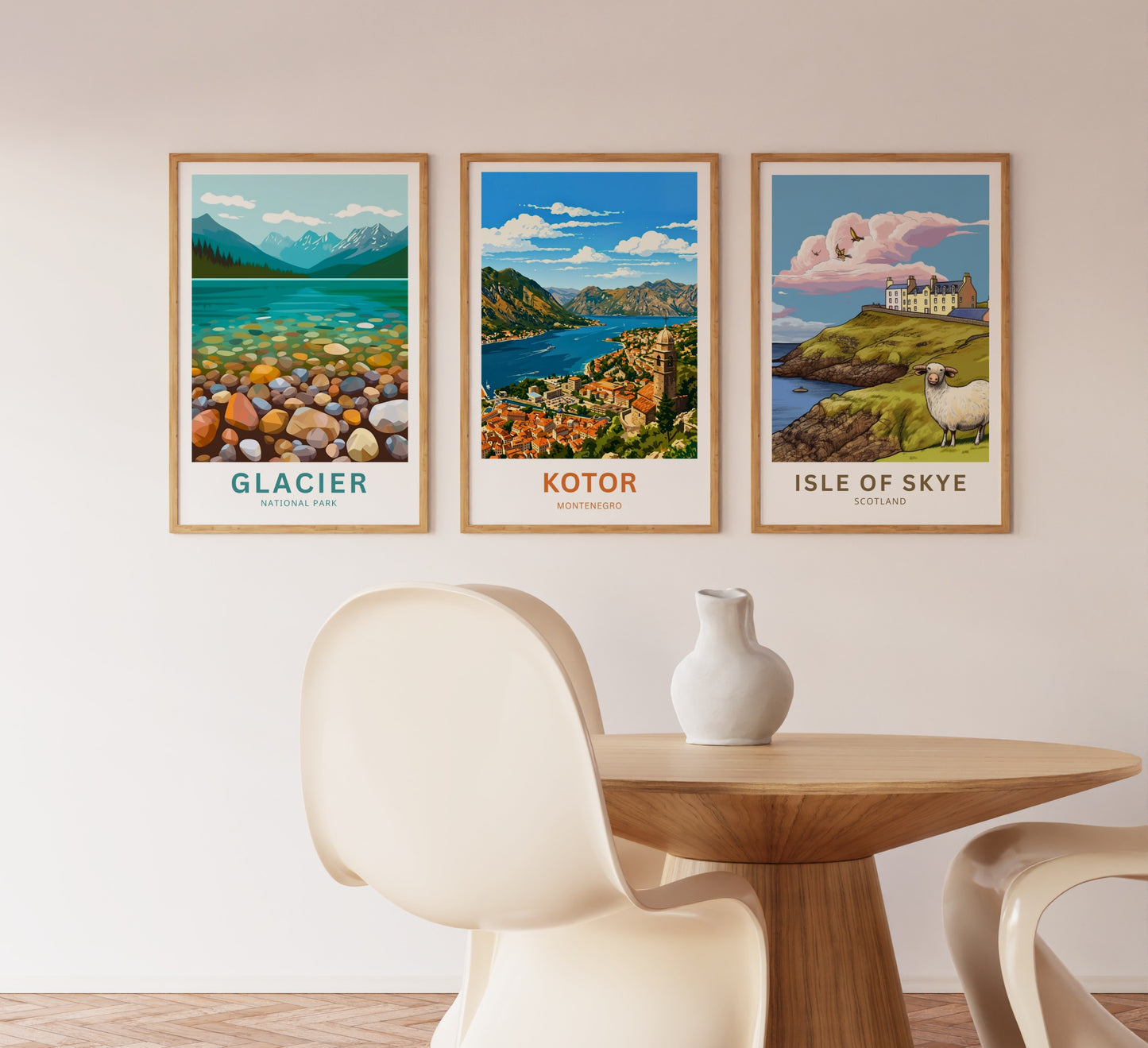 Kotor Travel Poster -   Montenegro Captivating Town View