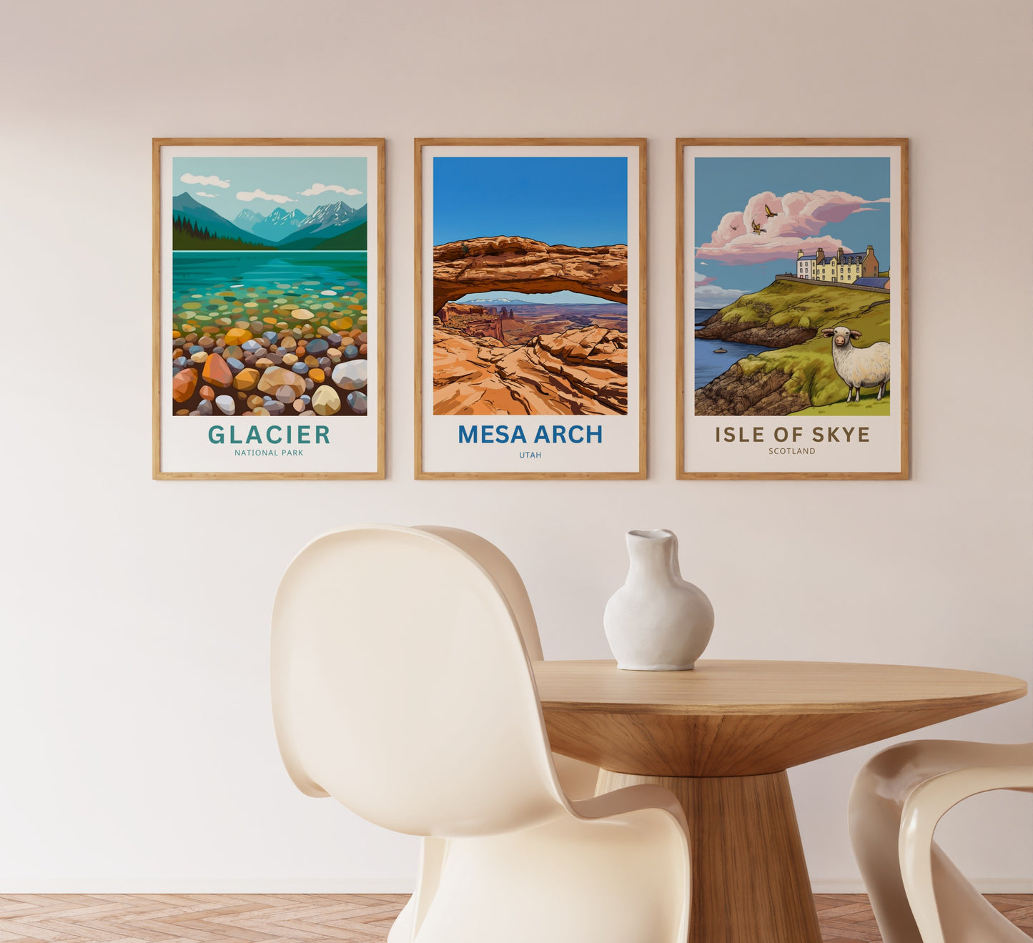 Mesa Arch Travel Poster -   Overlook View Of Canyonlands