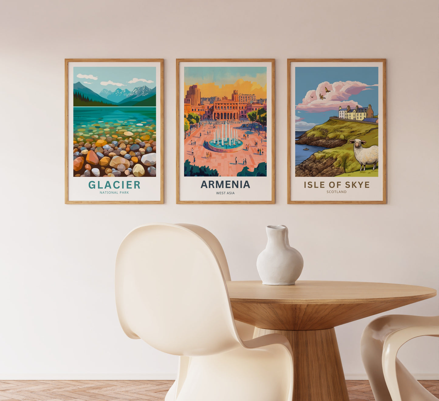 Armenia Travel Poster - Captivating Colors of the Country