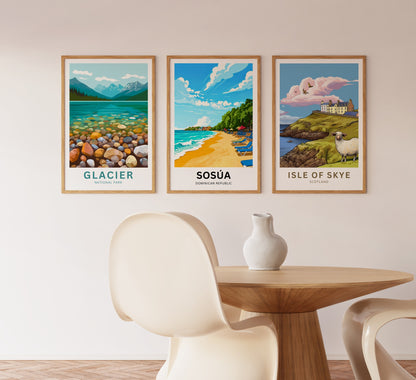 Sosúa Travel Poster - Sunlit Coast