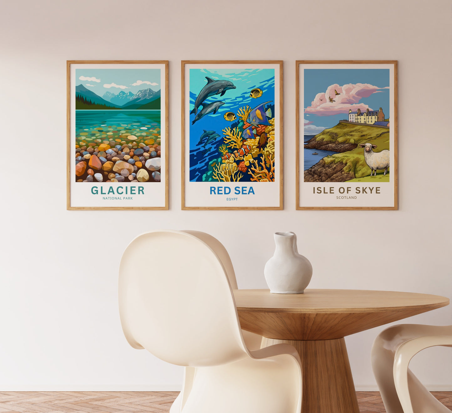 Red Sea Travel Poster - Beneath the Surface