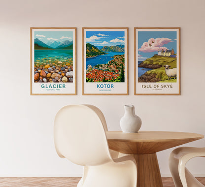 Kotor Travel Poster -   Adriatic Escape