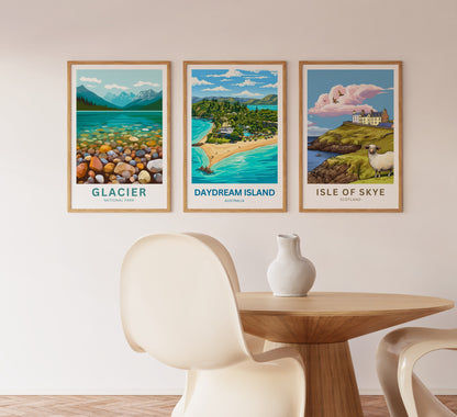Daydream Island Travel Poster - Turquoise Waters